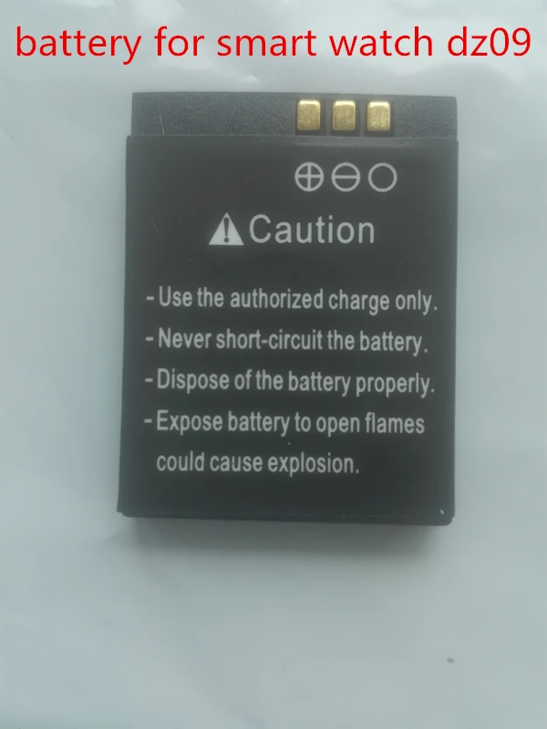 Hot Original rechargeable Li ion Battery For font b Smart b font Watch dz09 font b