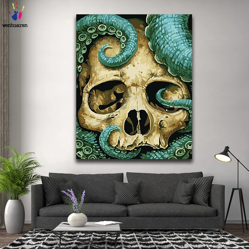 Ceny DIY farba kolorująca według numerów obrazy Shantou według numerów z zestawami 40x50 oprawione