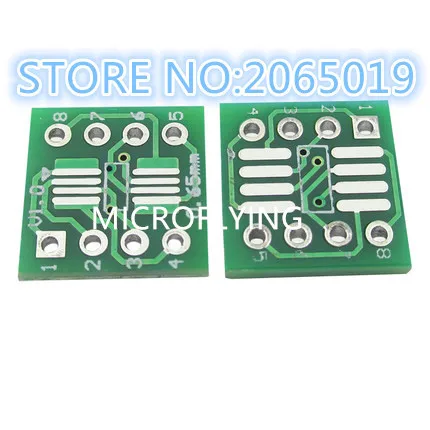 

30PCS Adapter plate 0.65/1.27mm SOP8 change DIP8 Single Adapter plate SOP SSOP TSSOP patch turns into a DIP