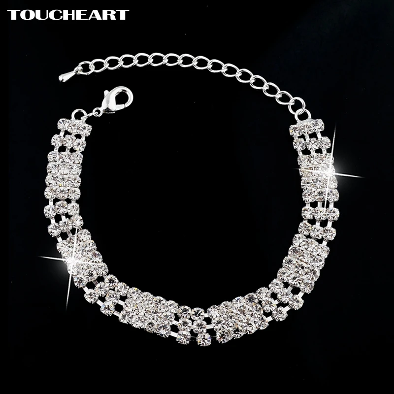 

New Design Fashion Chain Bracelet Gold/Silver Plated SWA Element Austrian Cystal Bracelets & Bangles Free Shipping SBR140159