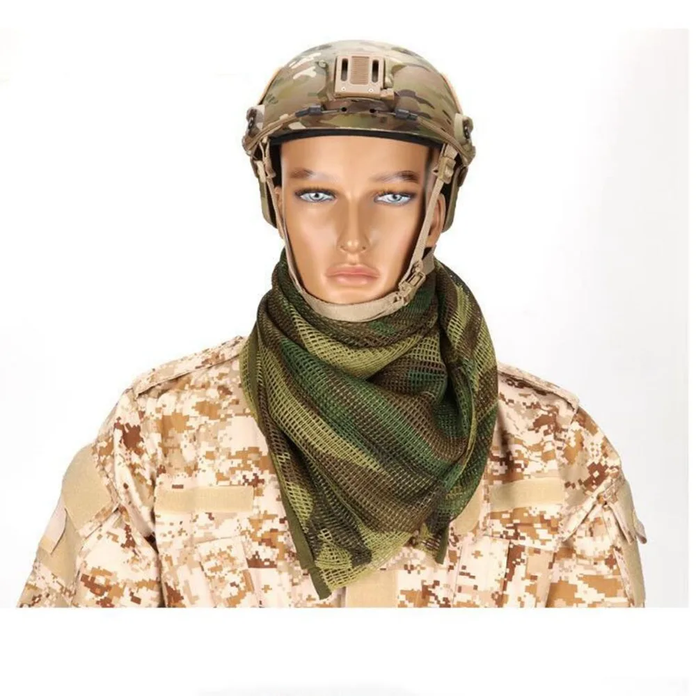 Military Tactical Airsoft Scarf Face Veil For Hunting Ski Multi Purpose