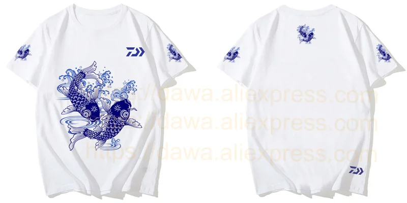 

2019 New FishingCycling Jersey DAWA Fishing Jersey Sunscreen Fishing Shirt Quick Dry Short sleeve Fishing Clothing Large Size