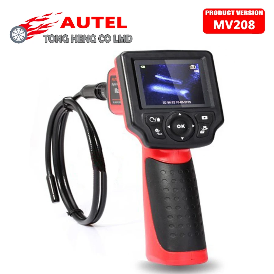 Autel Maxivideo MV208 цифровой видеоскоп 5 мм Инспекционная камера MV 208