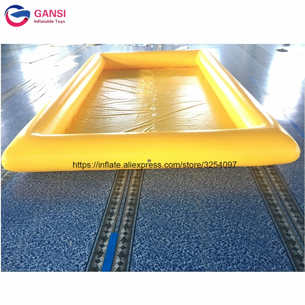 

Популярный товар, надувной бассейн желтого цвета, Плавающий надувной бассейн из ПВХ для детей