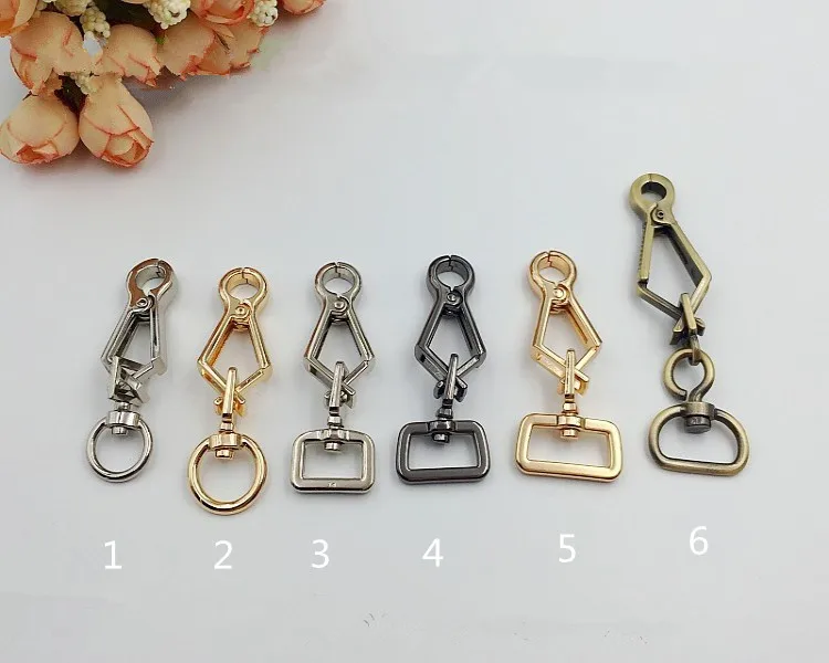 

Various strap hook manual bag shoulder strap hook buckle featured spring buckle hooks DIY Leather Bag accessories
