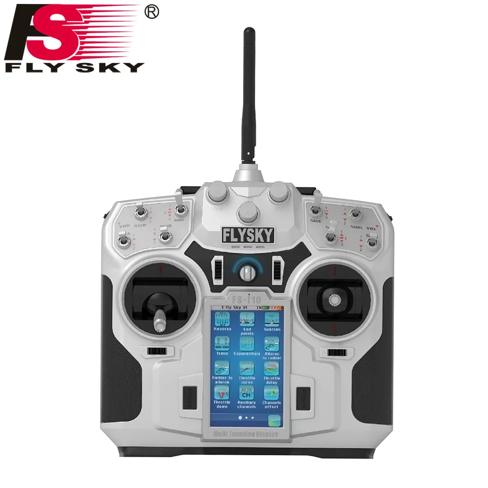 FlySky FS-i10 FS i10 2,4G 10CH AFHDS 2A RC передатчик+ FlySky FS-iA10B 2,4G 10CH приемник с дисплеем для RC квадрокоптера