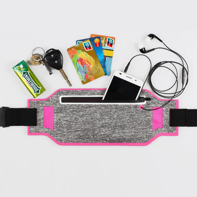 

Men Waist Bag Fanny Pack for Women Ultra-thin Mobile Phone Bag Multi-function Tactical Invisible Pockets Lycra Money Purse Bags