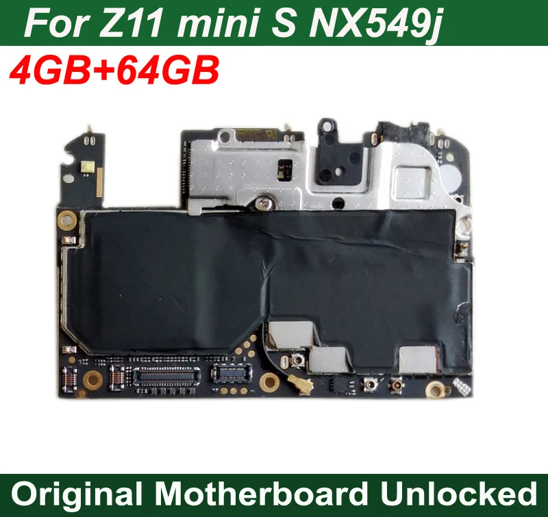 

HAOYUAN.P.W Original Work Unlock Eletronic Panel Mainboard Motherboard Circuits FPC For ZTE Nubia Z11 mini S NX549j 4GB+64GB
