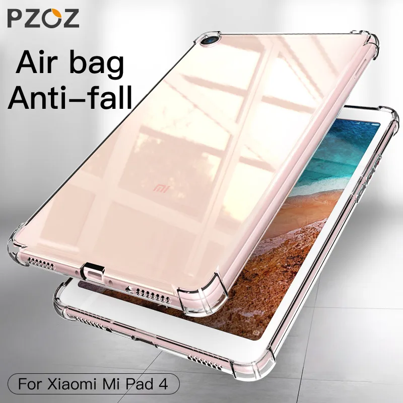 

PZOZ xiaomi mi pad 4 case Shockproof Bumper pad4 plus Cover Premium Silicone Mipad 4 Smart Tablet Xiomi Xaomi Pad4 Global Case