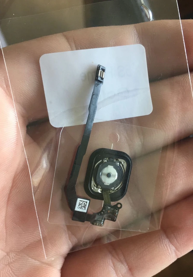 

High quality 5S Home Button with Flex Cable Ribbon Assembly + rubber Black Silver Gold Repair Spare Parts For iPhone 5S