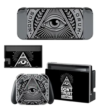 

Nintend Switch Vinyl Skins Sticker For Nintendo Switch Console and Controller Skin Set - For Eye of Providence