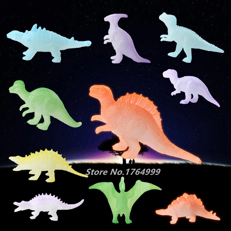 

10pcs/set Glow in the Dark Toys Night Light Noctilucent Dinosaur Figure Birthday Gift Toy for Children Kids Toys & Hobbies