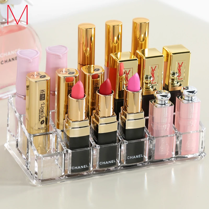 M 18 Grid Lipstick Container Acrylic Makeup Storage Lipstick Storage