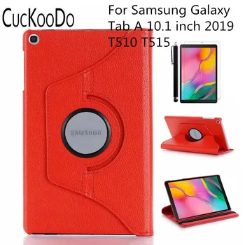 

For Samsung Galaxy Tab A 10.1'' 2019 Case 360 Degree Rotating PU Leather Case For Galaxy Tab A 10.1 inch 2019 SM-T510 SM-T515