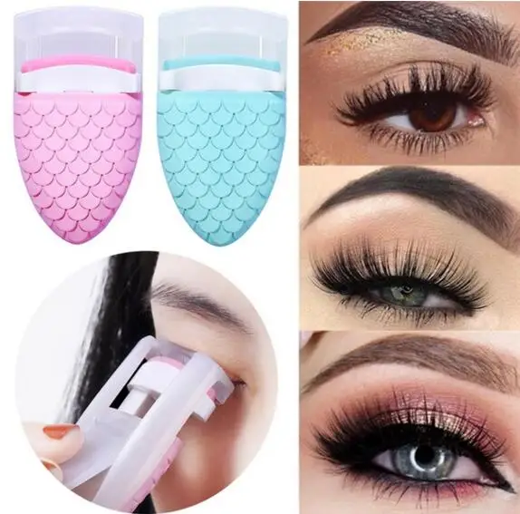 Пластиковые резиновые мини бигуди для ресниц розовый синий Professional beauty женские