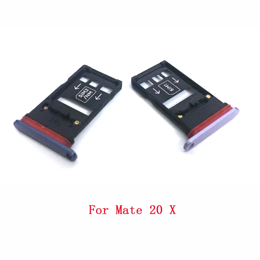 Слот для Sim-карты держатель лотка Huawei Mate 20 X 20X Sim гнездо адаптер запасные части |