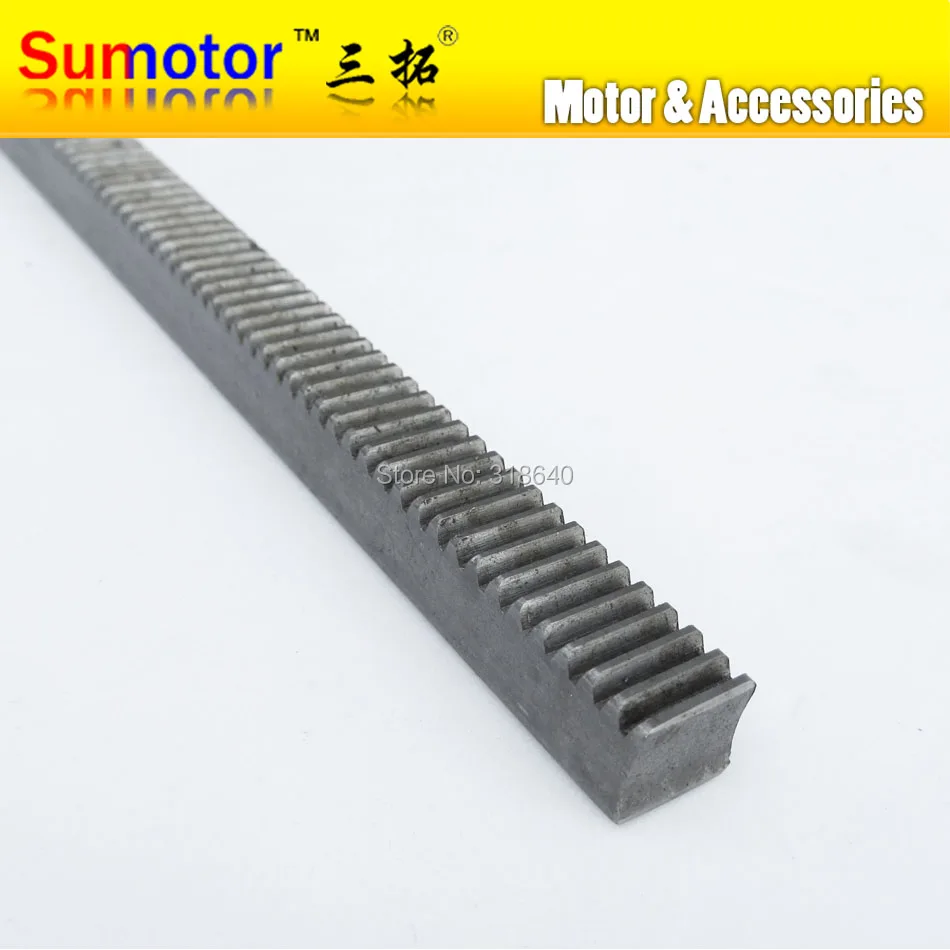 

Mod 2 20x20x1000mm spur Gear rack right teeth WIDTH 20MM HEIGHT 20MM LENGTH 1000mm 45# steel Transmission CNC parts modulus 2 M2
