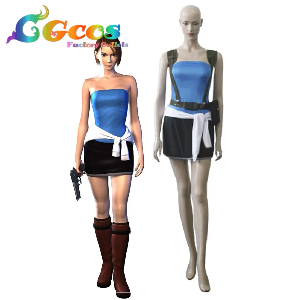 

CGCOS Free Shipping Cosplay Costume Resident Evil Jill Valentine New in Stock Halloween Christmas Party Uniform