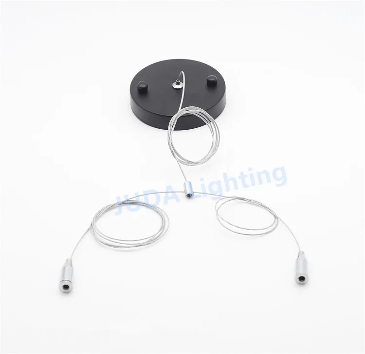 

Steel wire rope for chandelier ceiling fan hook wire rope with Disk code 100mm ceiling rose ceiling canopy Lighting Accessories