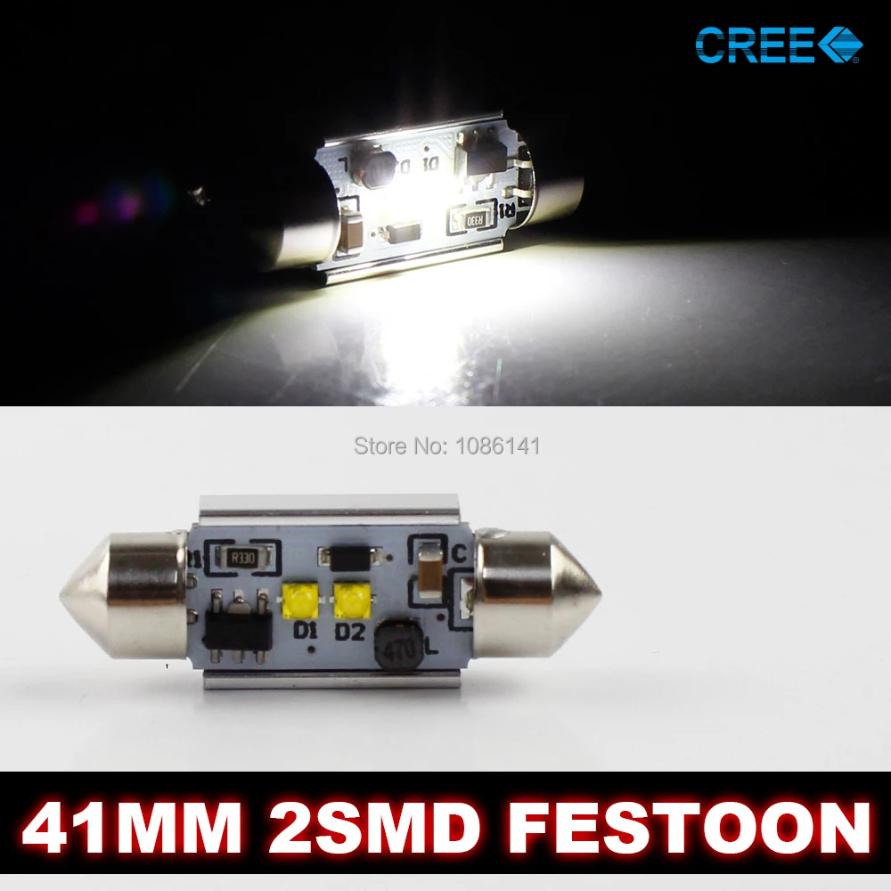 

2x Canbus 12W C5W 6W*2 41mm Led Festoon Car Led Dome Map Light For 07-10 Caliber Charger Dakota Nitro 09-12 Challenger