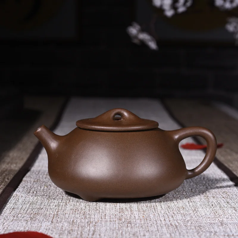 200 мл Исин подлинной Zisha чайник все ручной работы сырье фиолетовый глины чайник чай подарок Прямая с фабрики - Цвет: 01