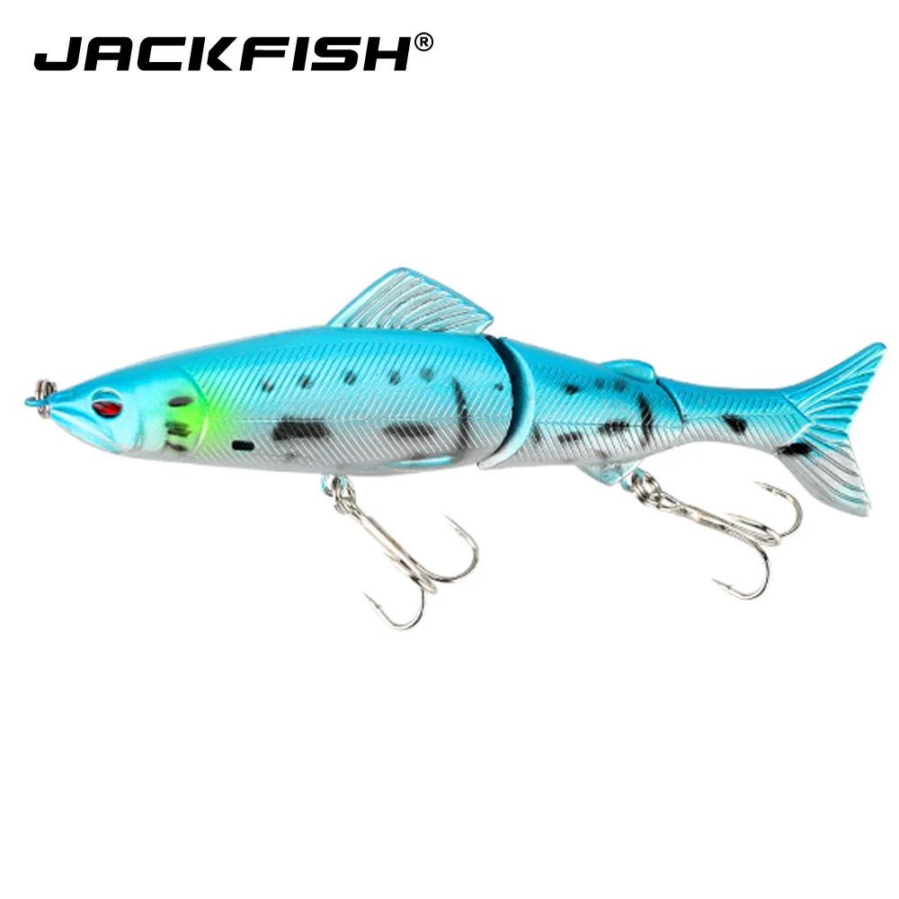 

JACKFISH Fishing Lure 13cm/20g Aritificial Wobblers Crankbait minnow quality professional bait swim bait jointed bait equipped