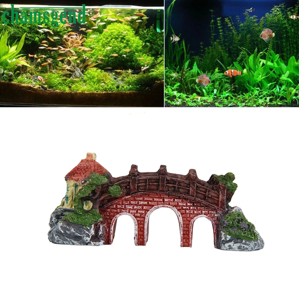 Cartoon resin castle aquariums castle decoration aquarium fish tank