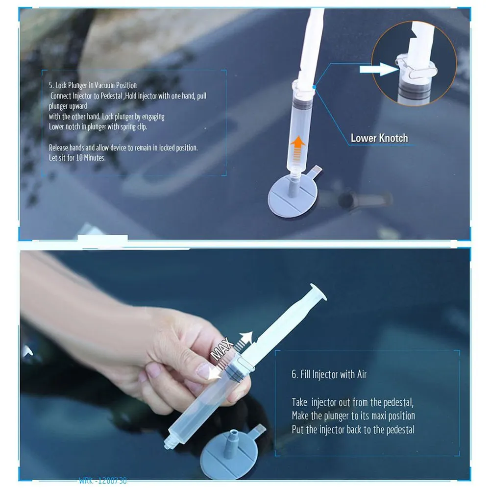 

Car Glass Repair Tool DIY Glass Bullseye Injection Strong Penetrant Adhesive Fill The Cavities Glass Repair tool Kit Removal