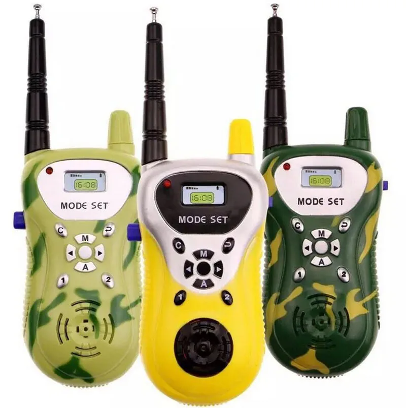 2PCS Novelty Walkie Talkie Toys kids Children Simulation Intercom Camouflage Military Style Outdoor | Игрушки и хобби