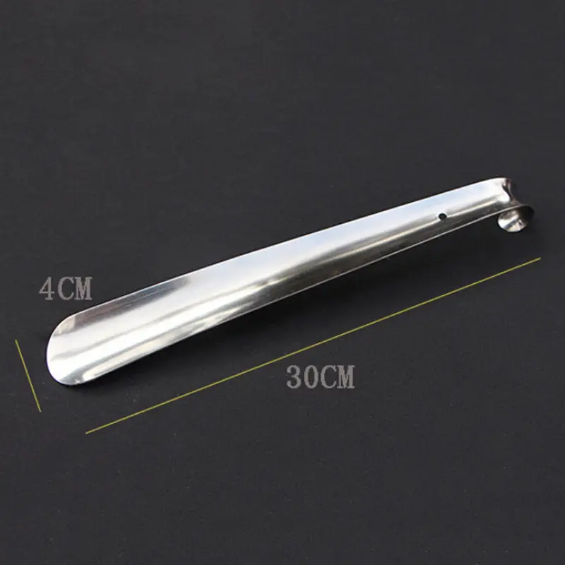 

1PCS 30/45/52cm Stainless Steel Silver Shoe Horn Lifter Long Shoespooner Professional Durable Handle