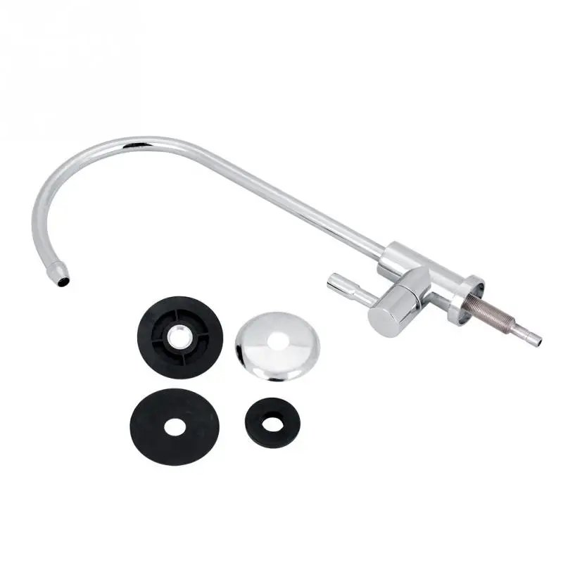 

Kitchen Faucet Tap 360 Degree Rotation Faucet Tap Chrome Reverse Osmosis RO Drinking Water Filter 1/4'' Zinc Alloy