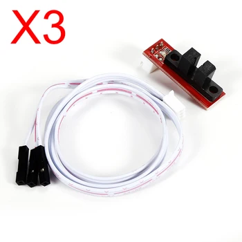 

3PCs Mini 3D Printer Optical End stop Switch for RepRap Mendel RAMPS 1.4 3D printer Parts Replacement