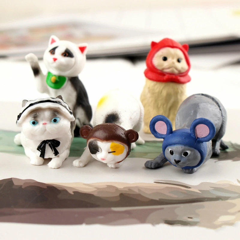 

10pcs/lot PVC Silicone Cute cat Decoration Crafts Kawaii Flatback Cabochon Embellishments For Scrapbooking DIY AccessoriesButto