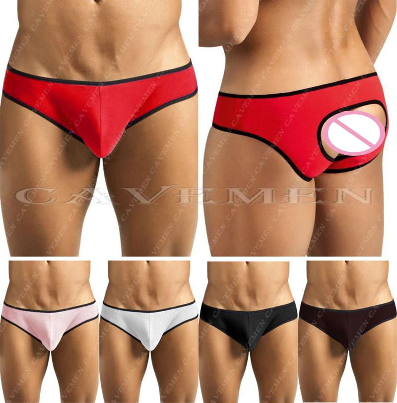 

Black side modified small mooning male briefs * 3466 *Sexy lingerie G-STRING Thongs T-BACK Tight Underwear for men and women