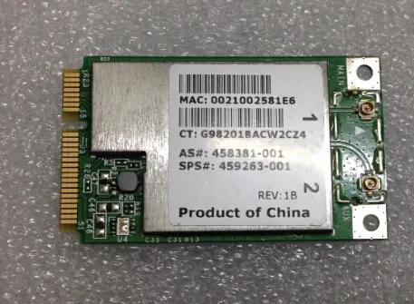 Broadcom беспроводной мини WiFi карта pci-e 459263-001 аккумулятор большой емкости BCM4312 для hp