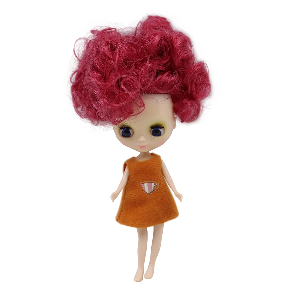 Мини-кукла blyth, последняя голова взрыва, милая кукла, Обнаженная, 11 см, bjd кукла