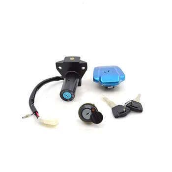 

2088 Motorcycle Ignition Switch Lock+Fule Gas Tank Cap Cover Lock Set For Yamaha YBR125 YBR 125 125cc Euro 2 Spare Parts