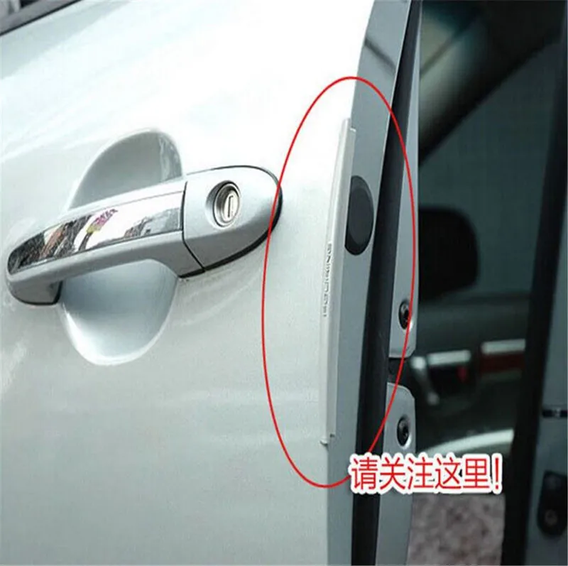 8x Car Door Edge Guards Trim Molding Protection Strip Scratch