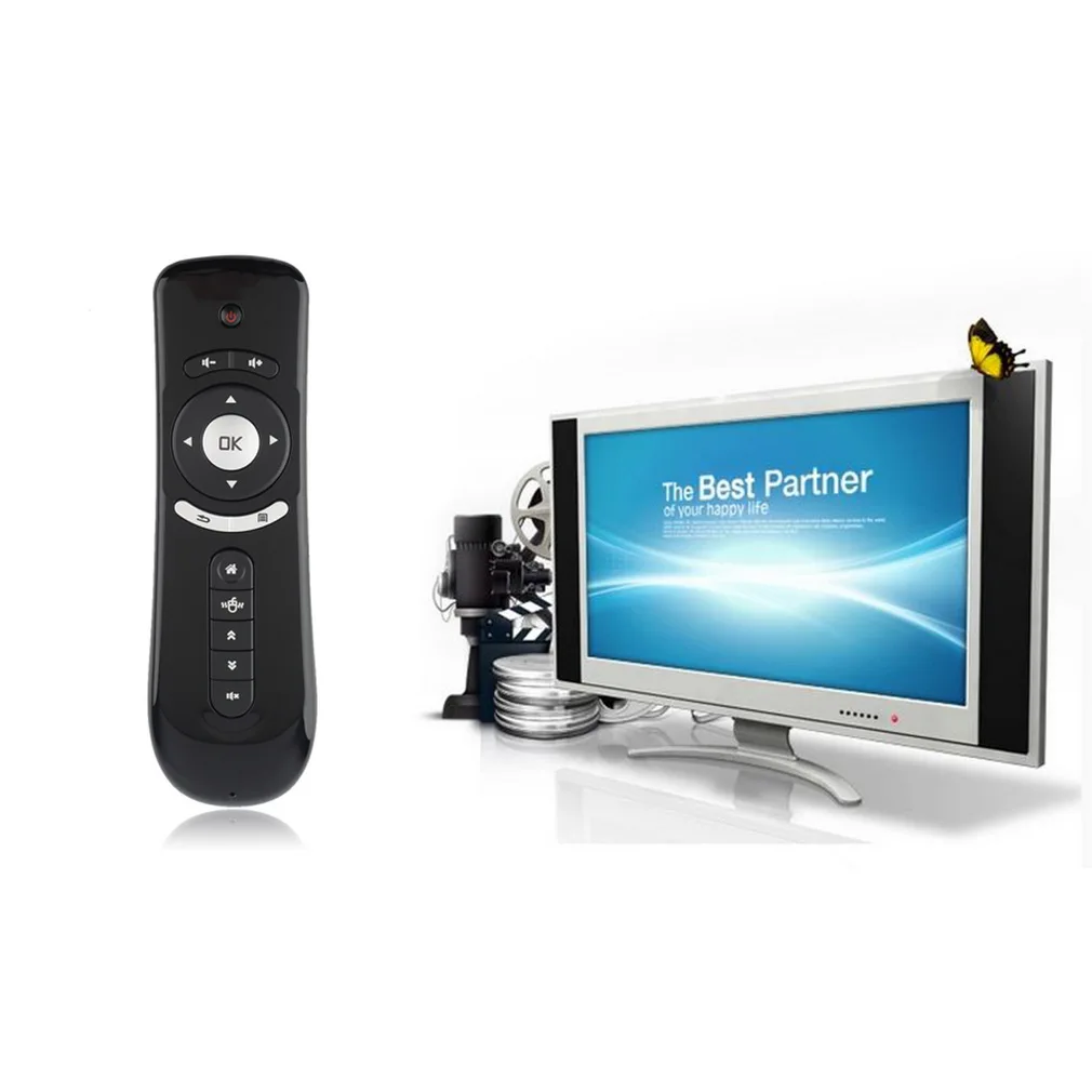 Беспроводная клавиатура 2 4 GHz Air Mouse (T2) Gyro Sensing для Android TV Box PC 3D дистанционное