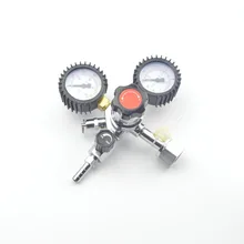 CO2 манометр регулятор с 3/" колючий запорный клапан CGA 320 пивное оборудование для пивоварения Cornelius Homebrew