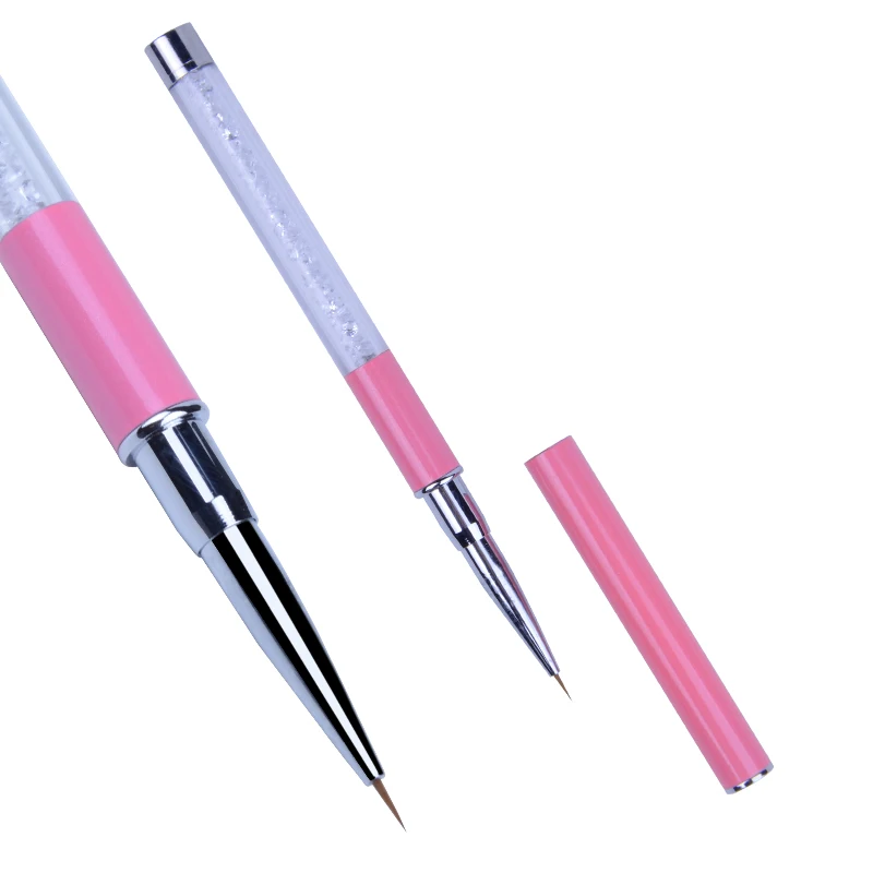 Кристальная ручка УФ-гель тонкий лайнер сетка ручка для рисования инструмент для маникюра кисть для украшения ногтей акриловая линия набор кистей для рисования