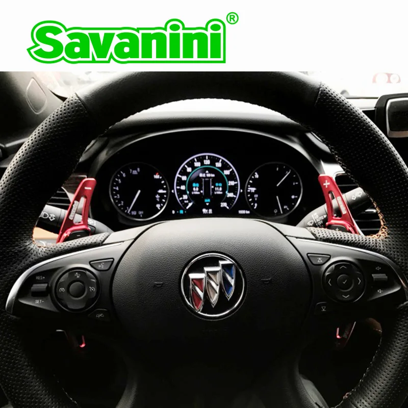 Savanini алюминиевый руль DSG Shift Paddle Shifter расширение для Buick Regal GS и Camaro (2011 2015) Авто