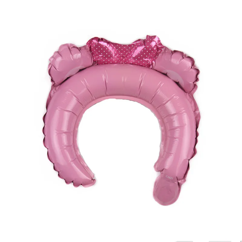 Милая мультяшная повязка на голову в виде животного, фольгированный шар с днем рождения, свадьбы, вечеринки, украшения для детских игрушек, детский Декор