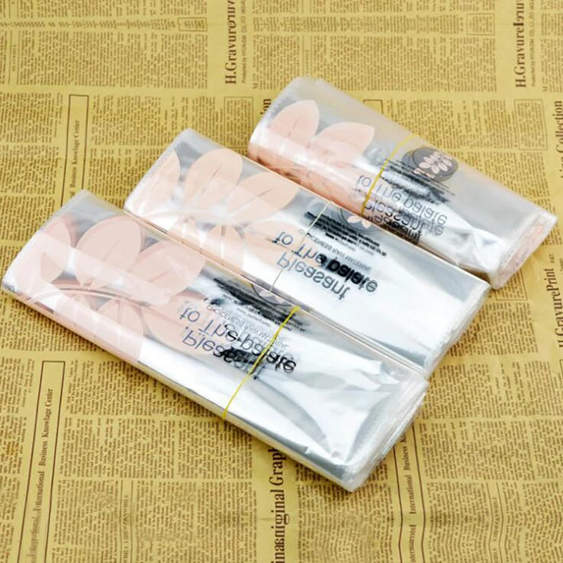 

Transparent Flat Small Plastic Bags Candy Lollipop Cookies Packaging Cellophane Bag Wedding Party Decorations 100Pcs Gift Bags