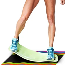 Спортивный Коврик для занятий йогой черный 15*15*45 см Противоскользящий коврик используется для похудения фитнес упражнения зеленый коврик для йоги