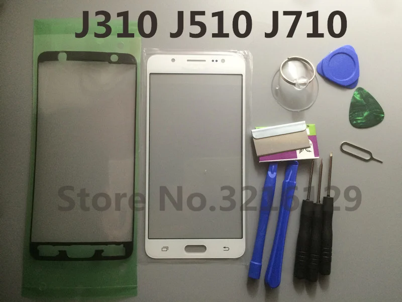 

Front LCD touch screen outer glass lens replacement for samsung galaxy(2016)J5 J5108 J510 J510F J7 J7108 J710 J710F+tool+Sticker