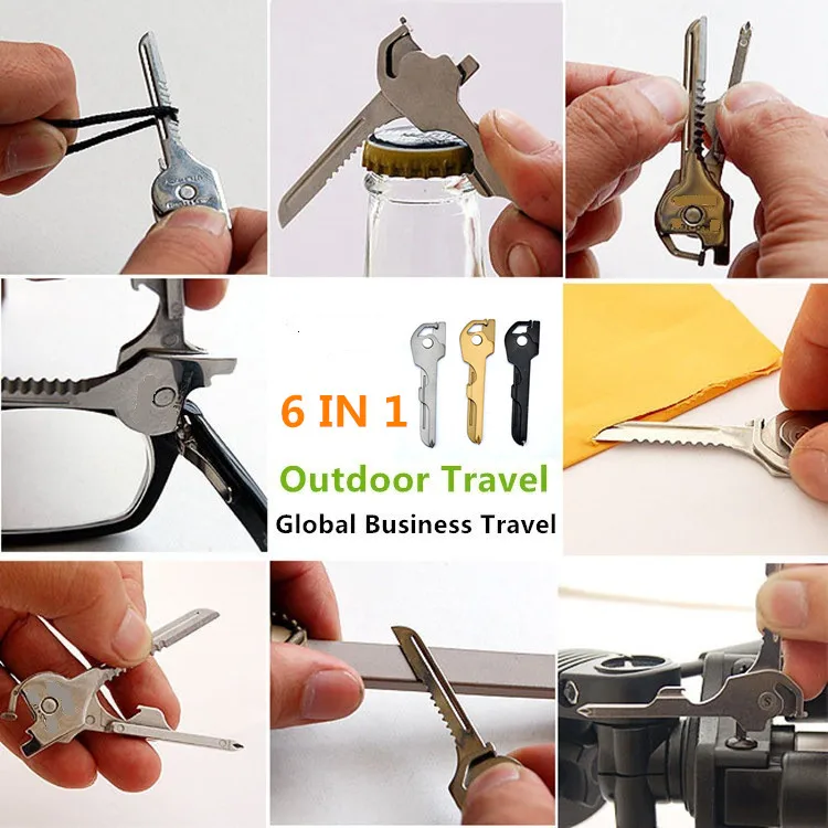  ٱ  ƿƼ Ű ü Ʈ, ũ̹ , EDC ķ ߿ ,  6 in 1 , 1PC