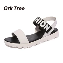 2017 D’été Plat Sandales Femmes Chaussures De Mode Chaussures de Dames Sandalias Mujer Plate-Forme Ouverte Orteils Chaussures Femme Chaussure Femme 25