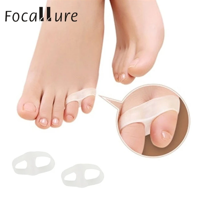 

2017 1 Pair Toe Straightener Toe Spreader Gel Bunion Toe Stretchers Silicone Washable Reusable Toe Separator drop ship 17nov2