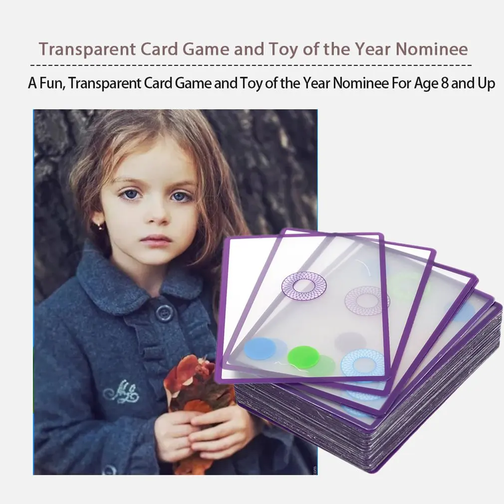 ГОРЯЧАЯ Детская игрушка Swish-Веселая прозрачная карточная игра и Игрушка года номинант на возраст от 8 лет